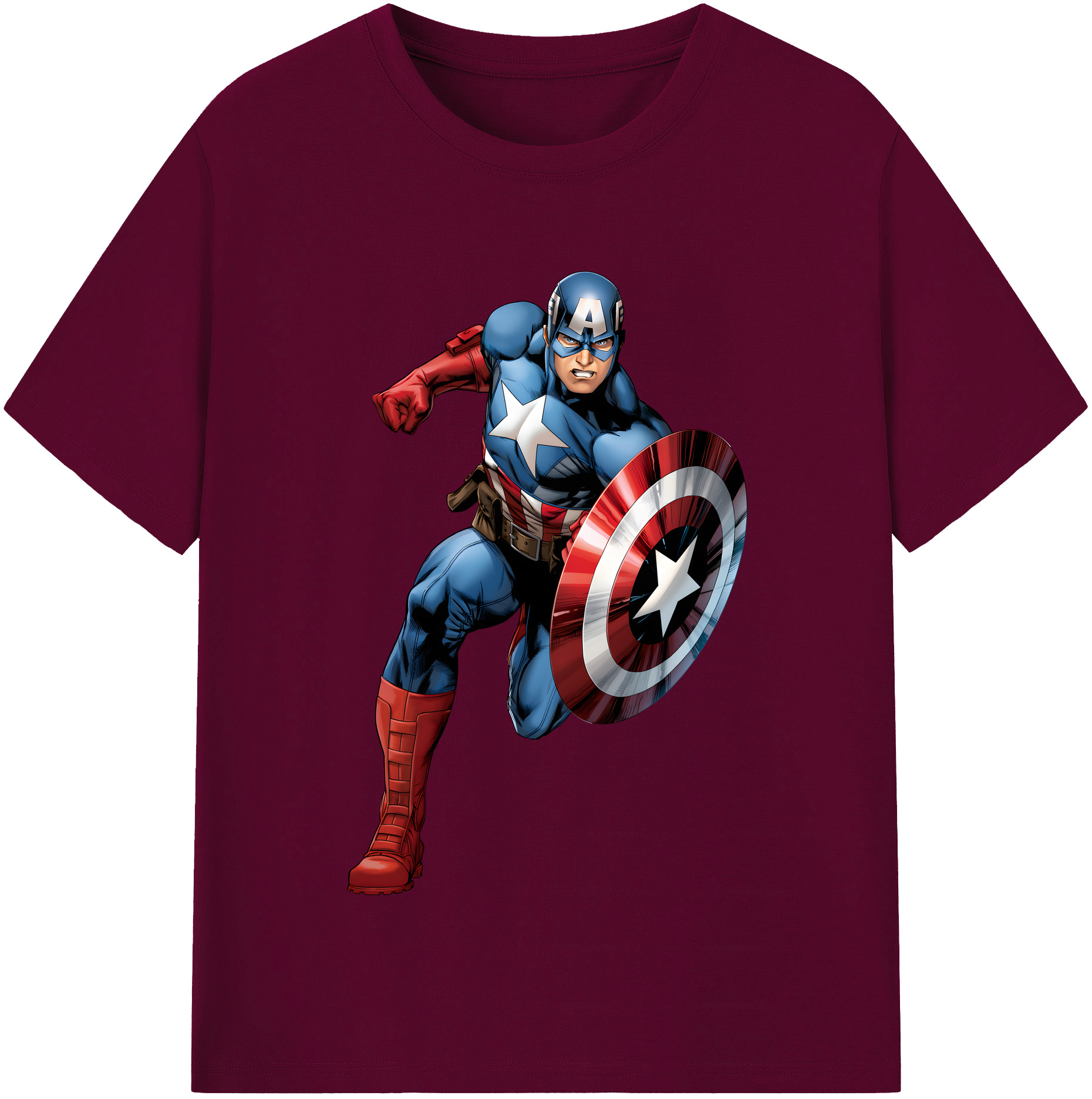 （画像用） アベンジャーズ The Avengers レディースカジュアルプリントTシャツ（綿100％）